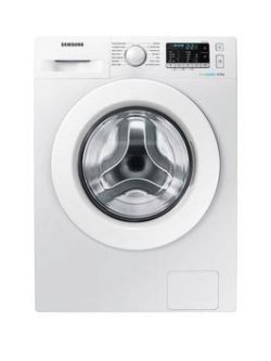 Samsung Ww80J5355Mw 8Kg Load, 1200 Spin Washing Machine With Ecobubble&Trade; Technology - White